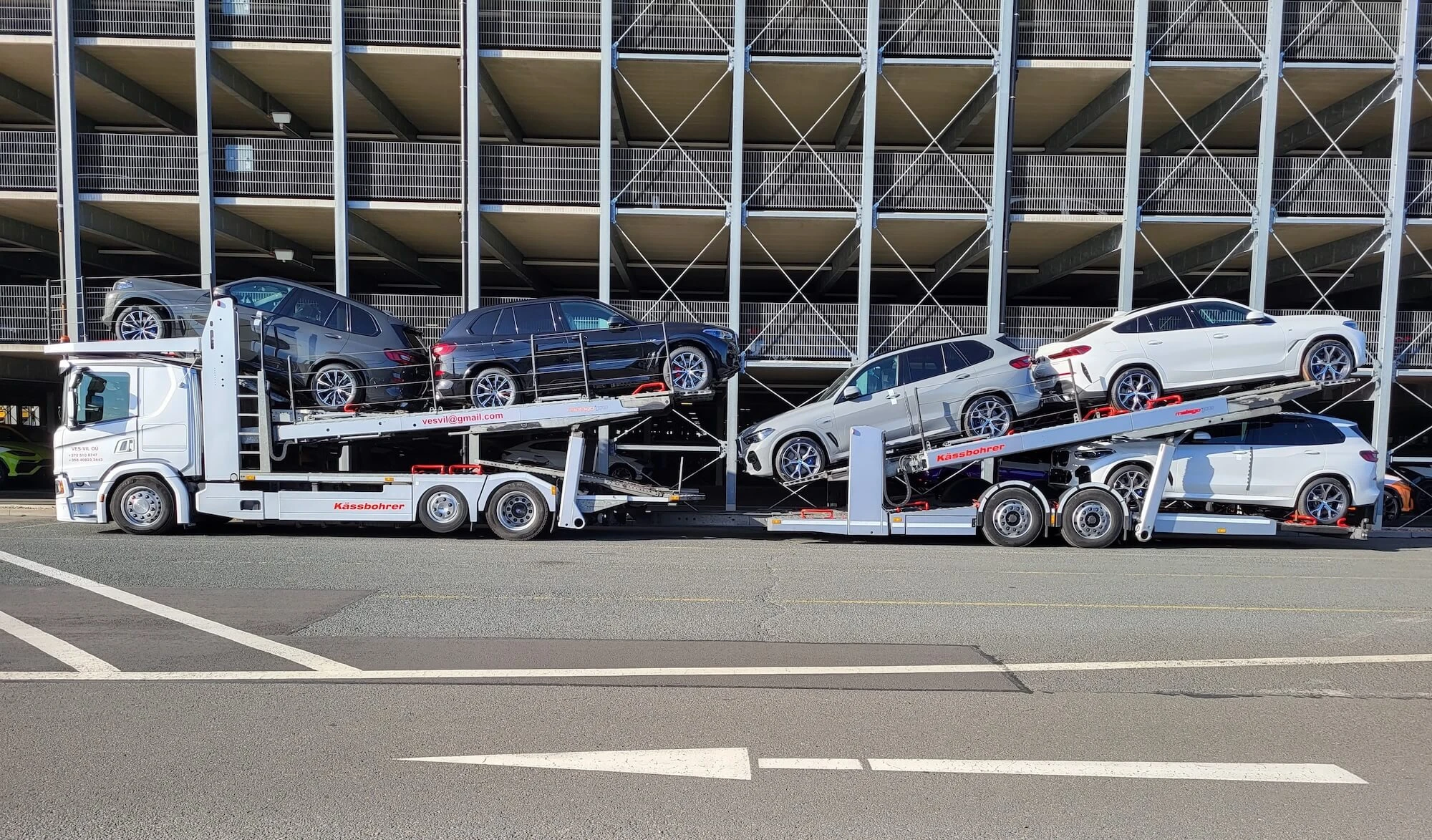 Fahrzeugtransport in Europa